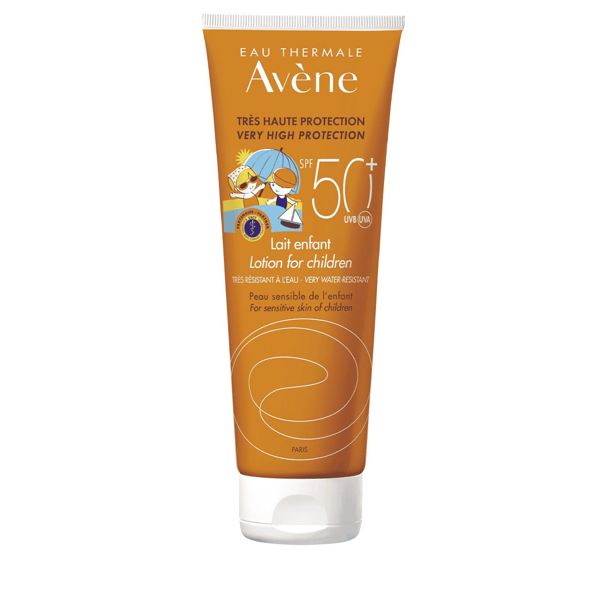 SPF50+ sun milk for children