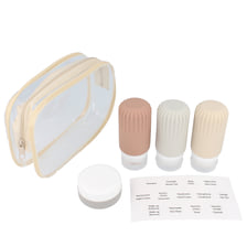 Set da viaggio ricaricabile silicone