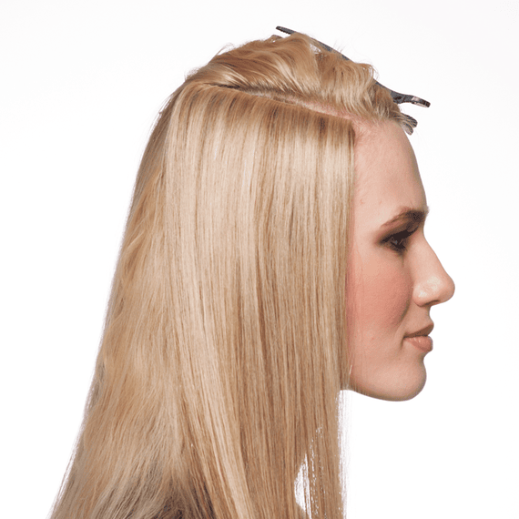 Clip-In Hair Extensions 50/55 cm Meches - 6/27 Light Brown/Tobacco Blond