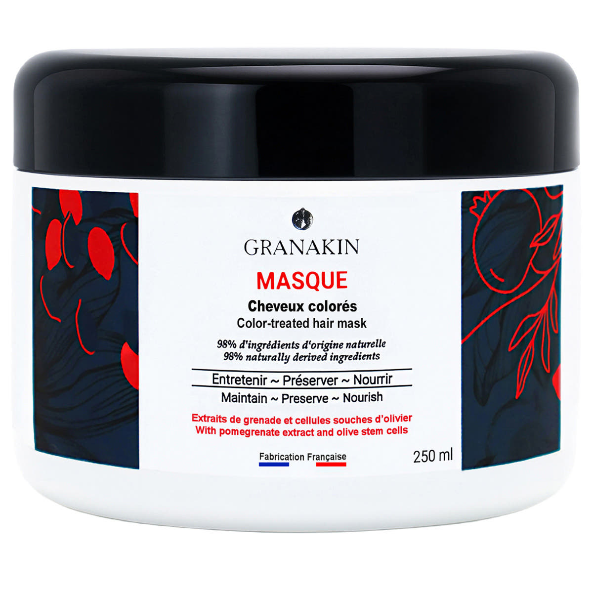 Masque cheveux colorés