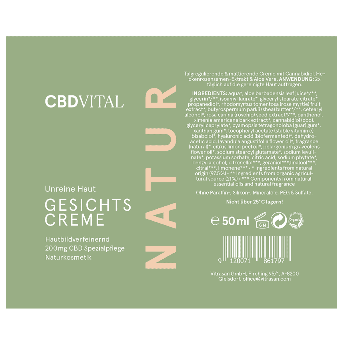 CBD Creme für unreine Haut