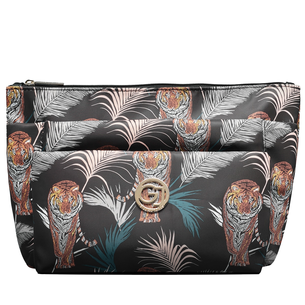 Trousse De Maquillage - Black Tiger & Palm