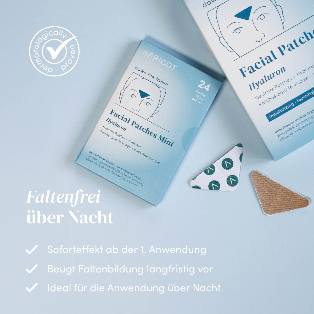 Gesicht Patches mit Hyaluron - Mini