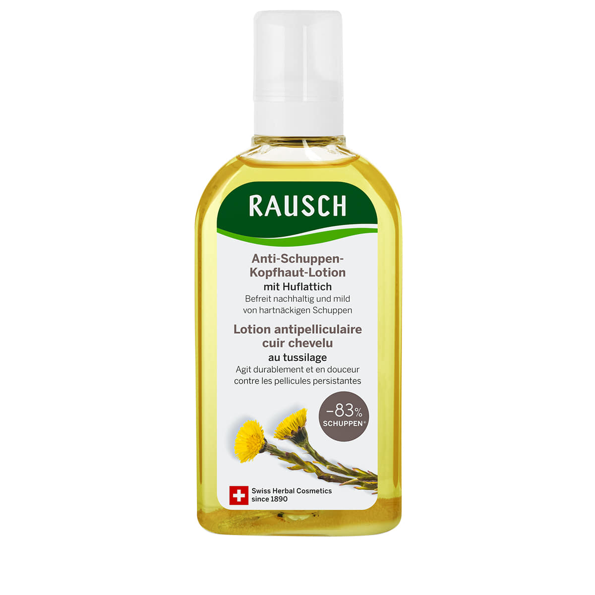 Anti-Schuppen-Kopfhaut-Lotion mit Huflattich