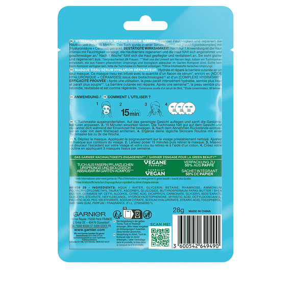 Hyaluron Barrier Repair Serum Mask