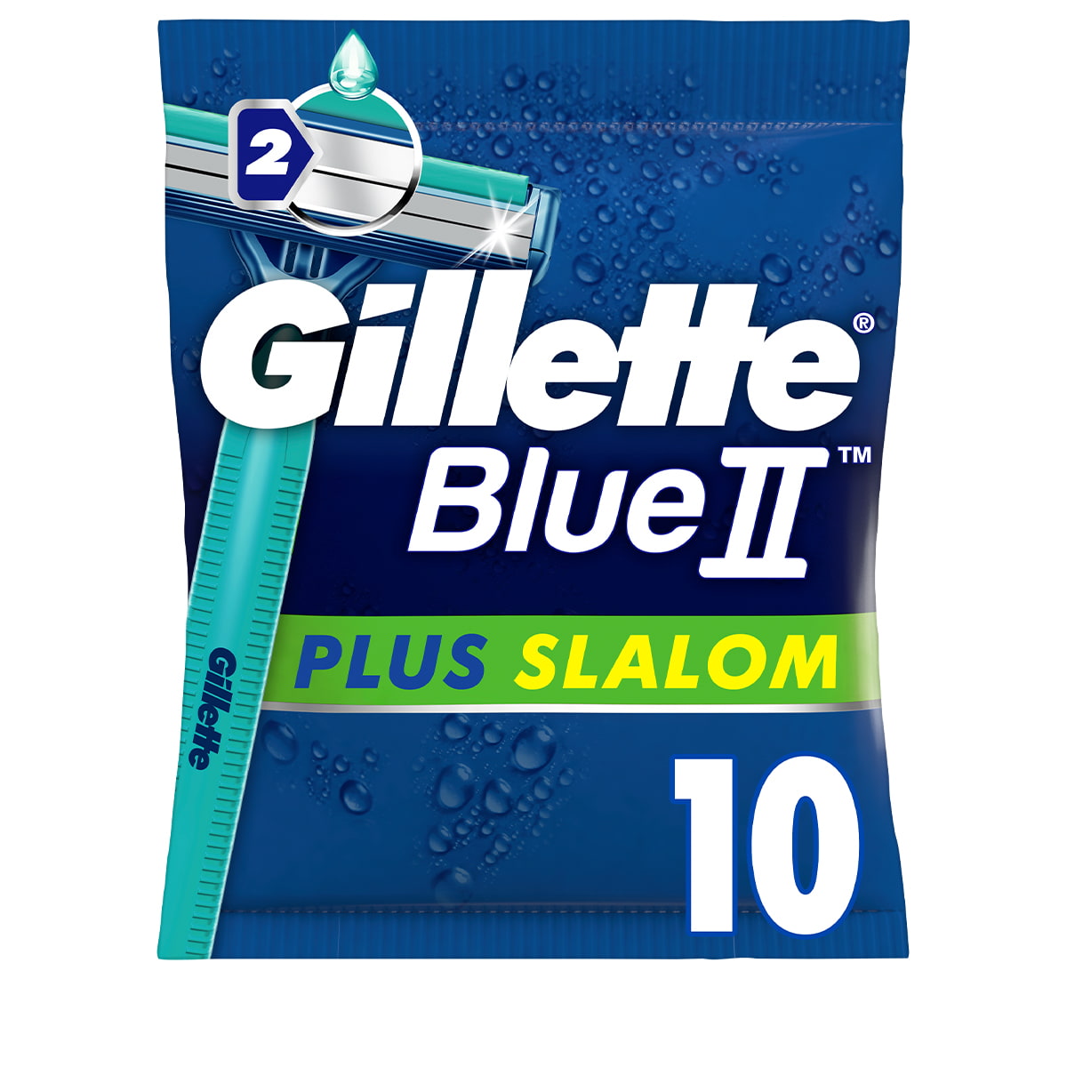 Plus Slalom Einwegrasierer - 10er Pack