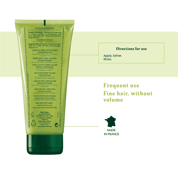 Volumen-Shampoo für feines Haar, 100 % natürlichen Aktivstoffe