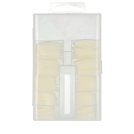 Set Unghie Forma Coffin Lattiginose - 200 Pz
