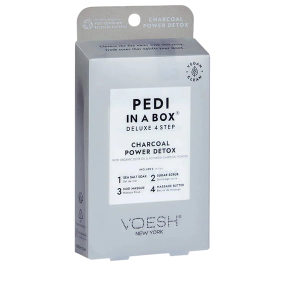 Pedi in a Box (4 Step) Charcoal Power