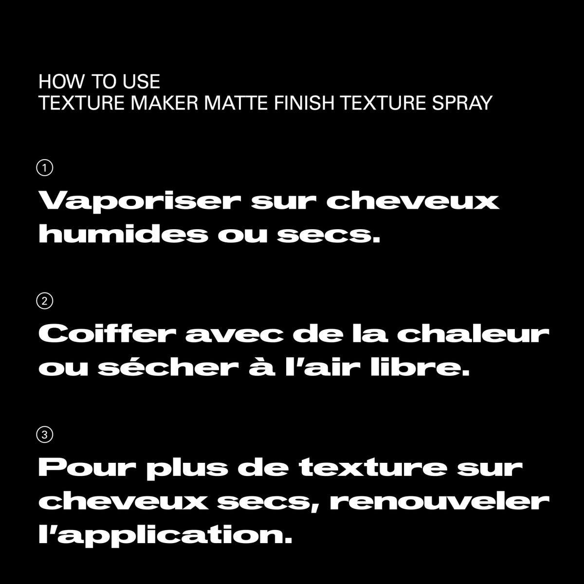 Matte Finish Texture Spray