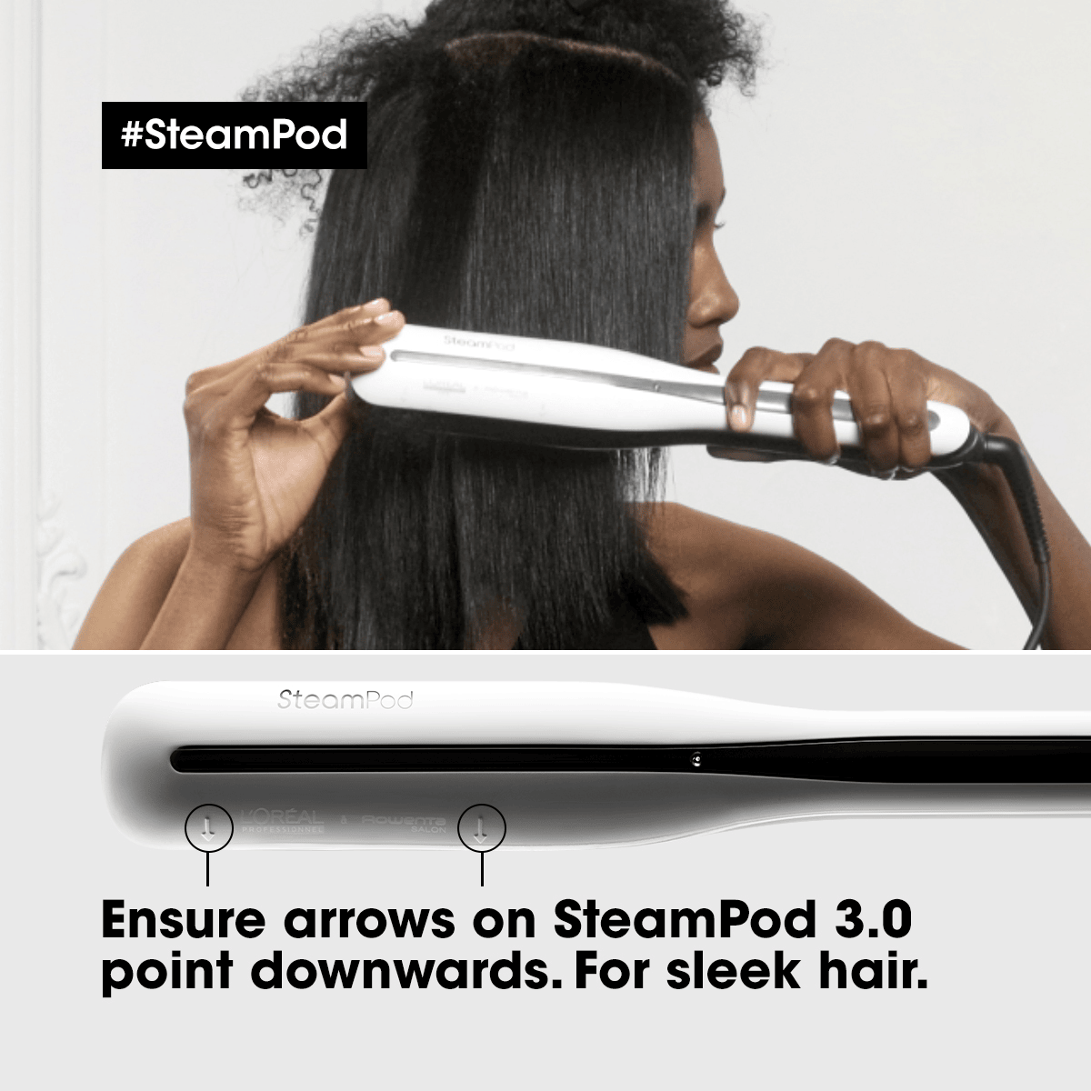 Steampod 3.0 Hair Straightener with Steam