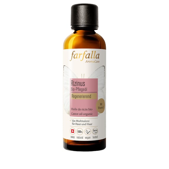 Huile de soin bio de ricin