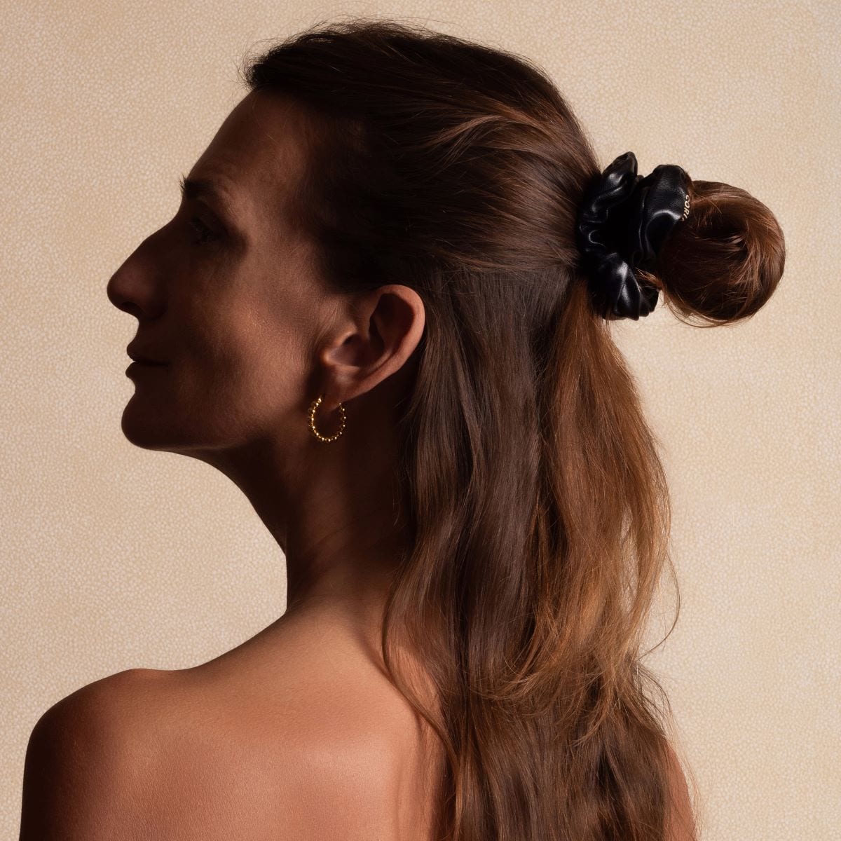 Scrunchie Vegan Black