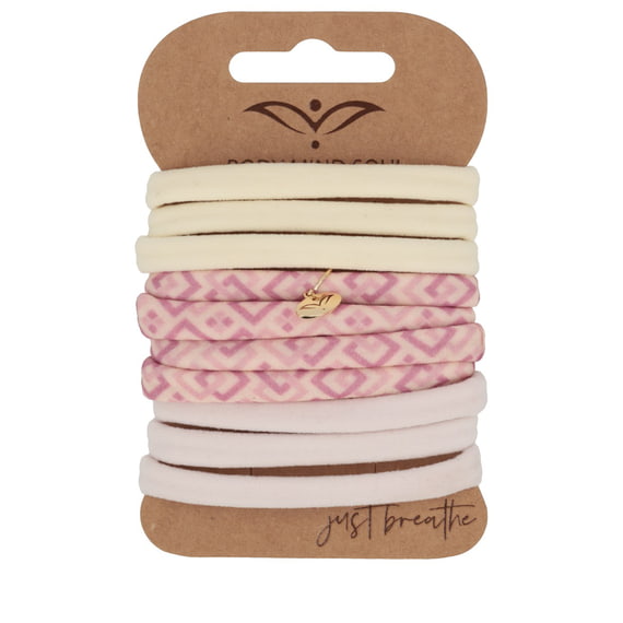 Élastique à Cheveux Yoga - Rose & Jaune