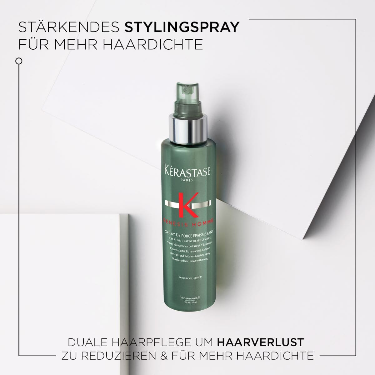Stärkender Leave-in-Spray für dünner werdendes Haar