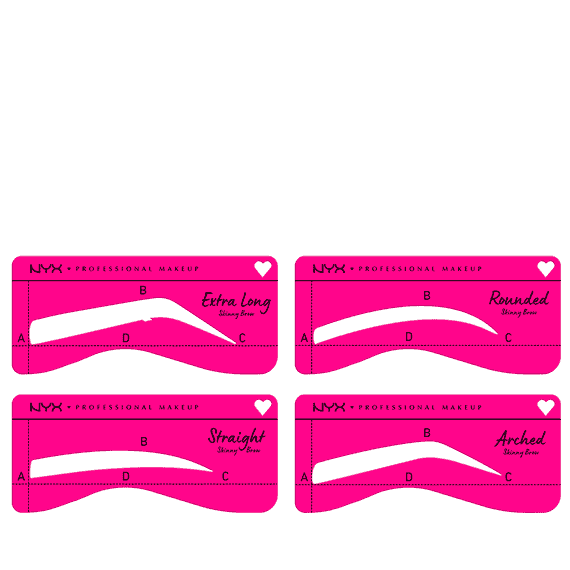 Zero To Brow Stencil Thin Brow