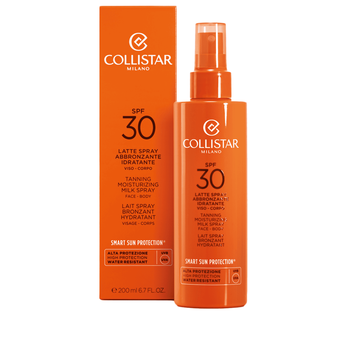 Tanning Moisturizing Milk Spray Face-Body SPF 30