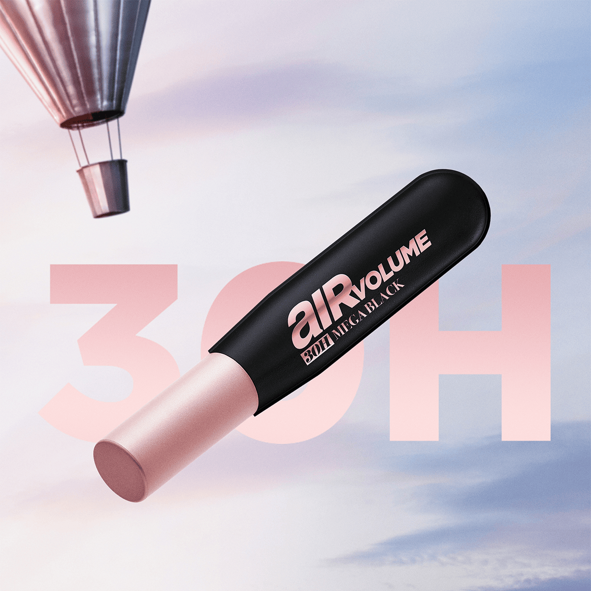 Air Volume 30H Mega Black Mascara