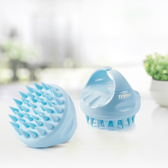 Scalp Brush Massage & Care - Bleu clair