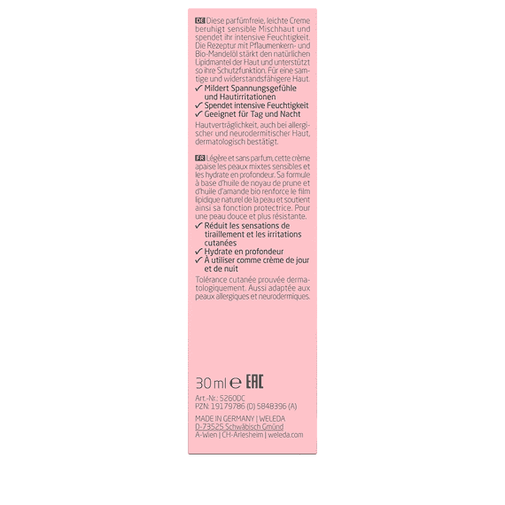 Crema Idratante Sensitive Mandorla Leggera