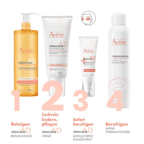 XeraCalm A.D rückfettende Creme