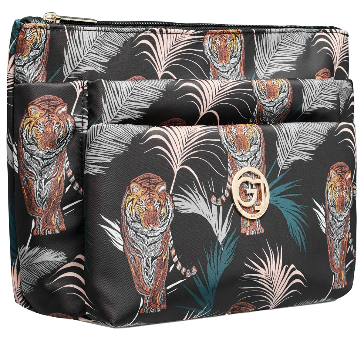 Trousse De Maquillage - Black Tiger & Palm