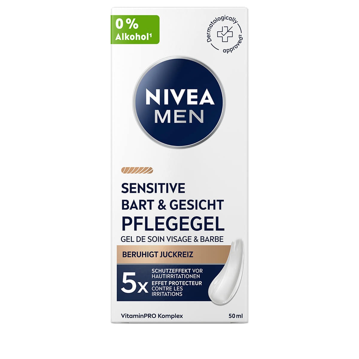 Gel per la Cura del Viso e della Barba Sensibile
