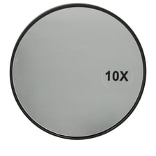 Spiegel mit Saugnäpfen - schwarz, x10