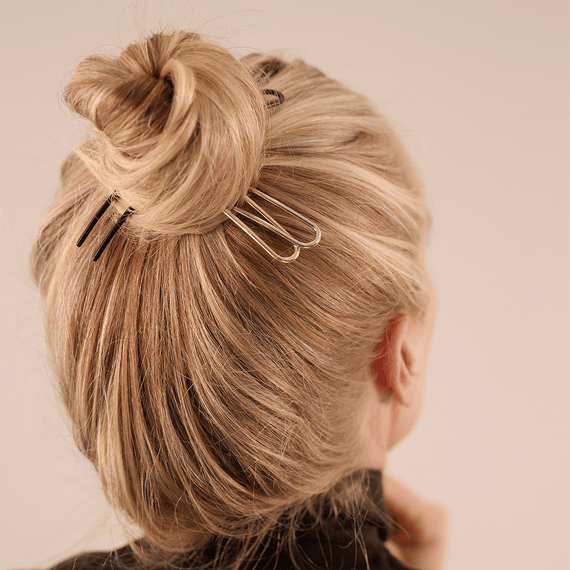 Hairpin Plain Black Matte