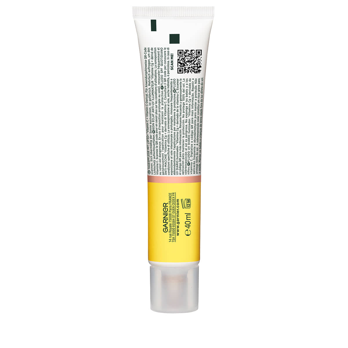 Vitamine C Fluide solaire quotidien Glow avec SPF 50