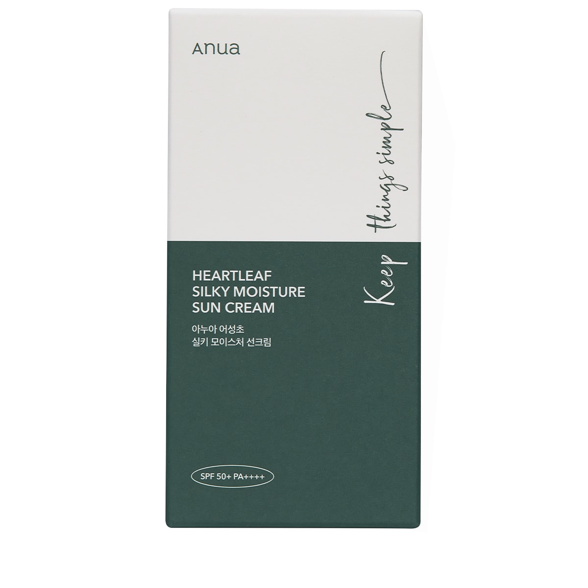 Heartleaf Silky Moisture Sun Cream
