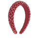 Cerchietto Strass Rosso