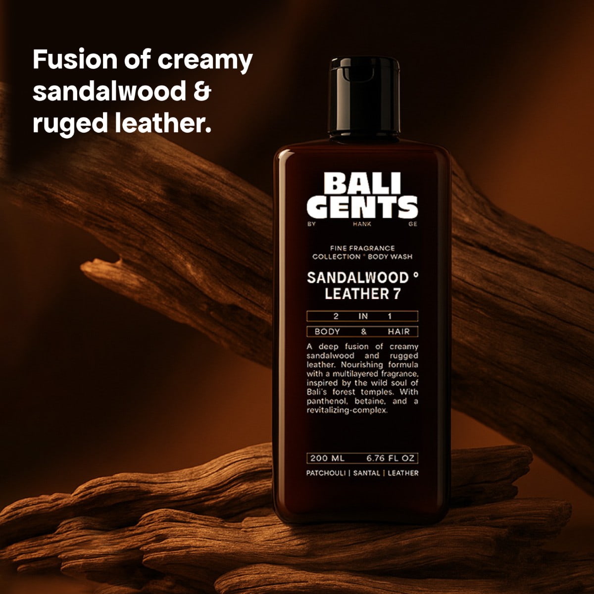 Bodywash Sandalwood Leather 7