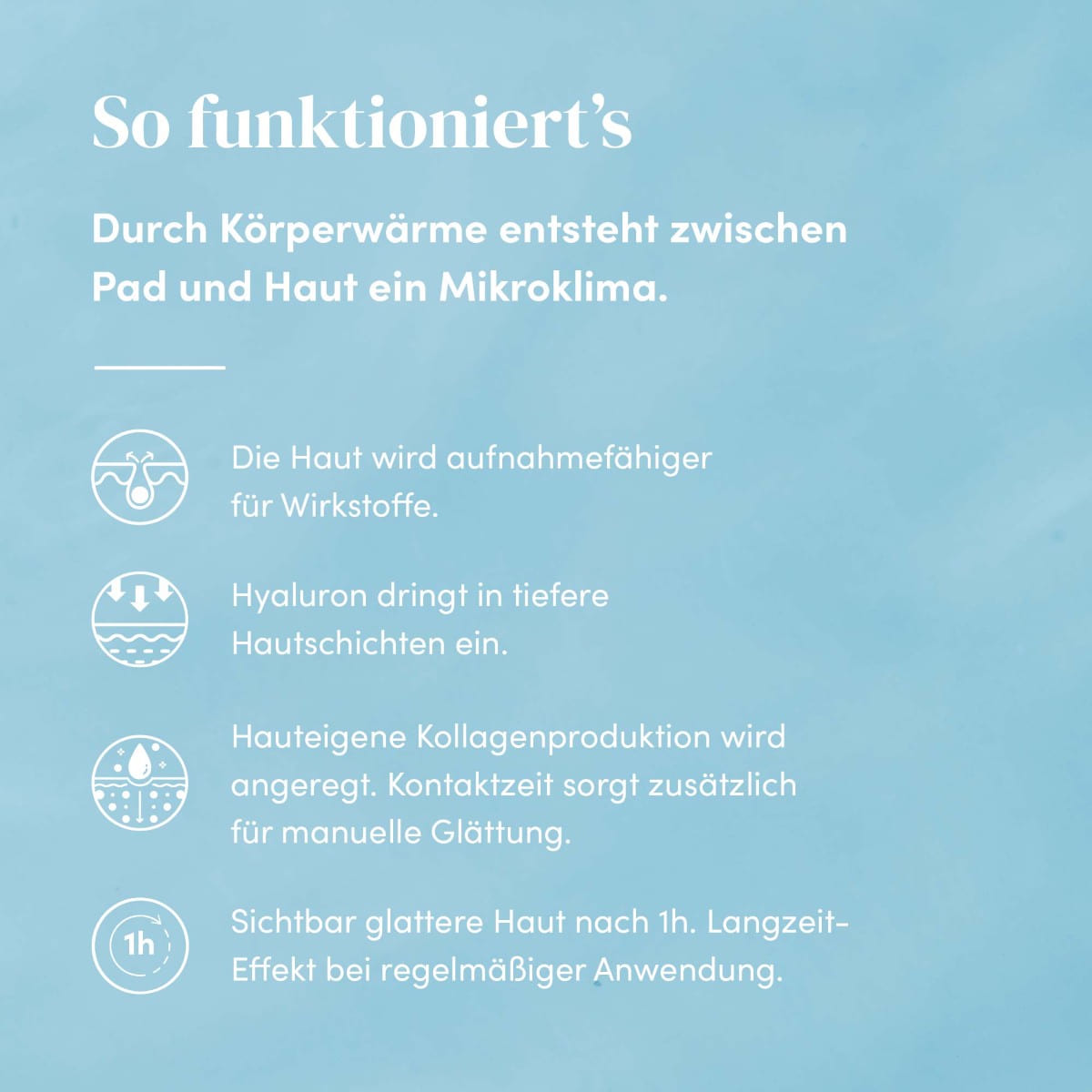 Wiederverwendbare Augen Pads Hyaluron „ocean eyes“