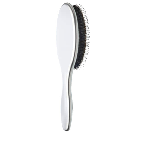 Expert Care Oval Boar&Nylon Bristles Silver