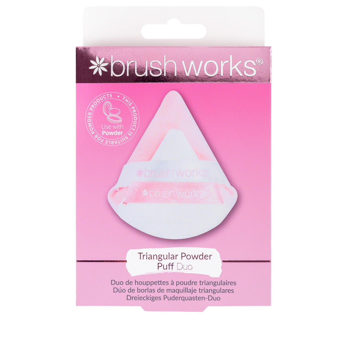 Triangular Powder Puff Duo