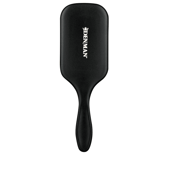 D38 Power Paddle Brush 13 rangées, noir/rouge