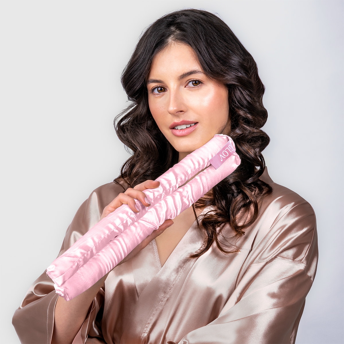 Satin Heatless Hair Curling Tool Set