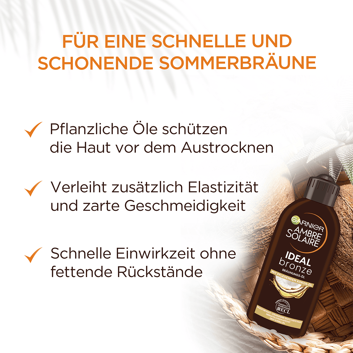 Tiefbraun Sonnenöl