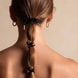 Hair Tie Metal Details 3-pack Black