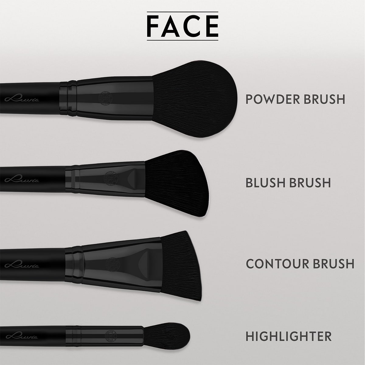Prime Vegan Pro Brush Set - Black