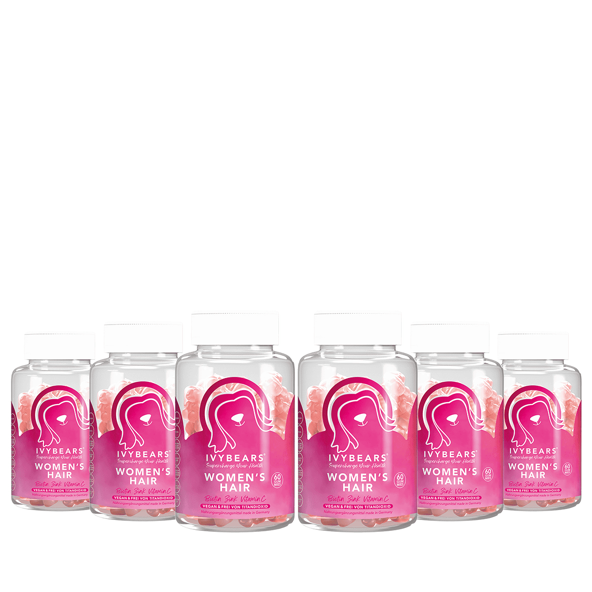 Hair vitamins for women 6 month package