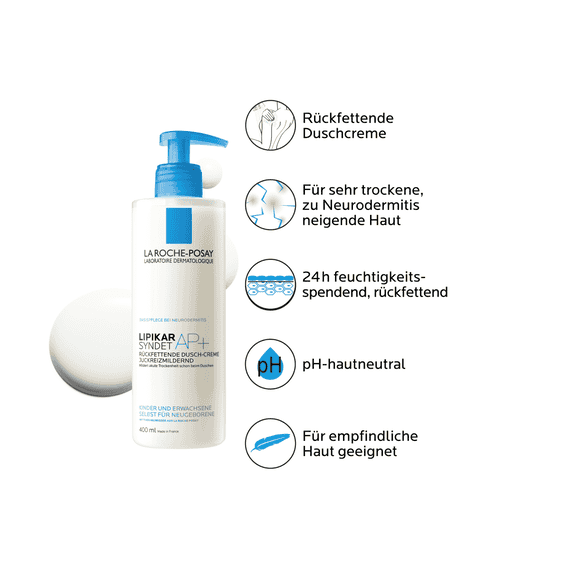 Syndet AP+ - Moisturising shower cream for very dry skin