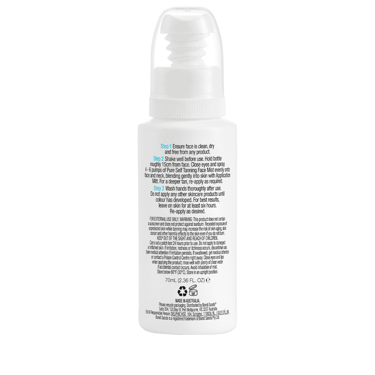 Pure Self Tanning Face Mist - Repair