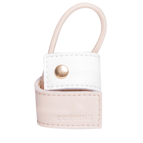 Leather Band Short Bendable two-colored White / Cream