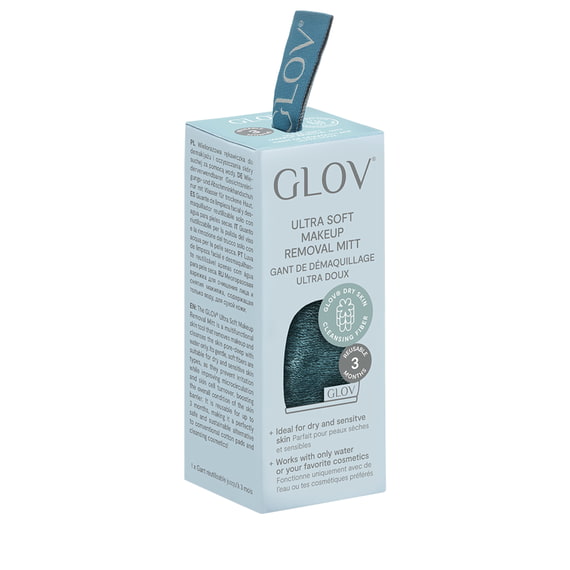 Ultra Soft Make-up Removal Mitt - Grey