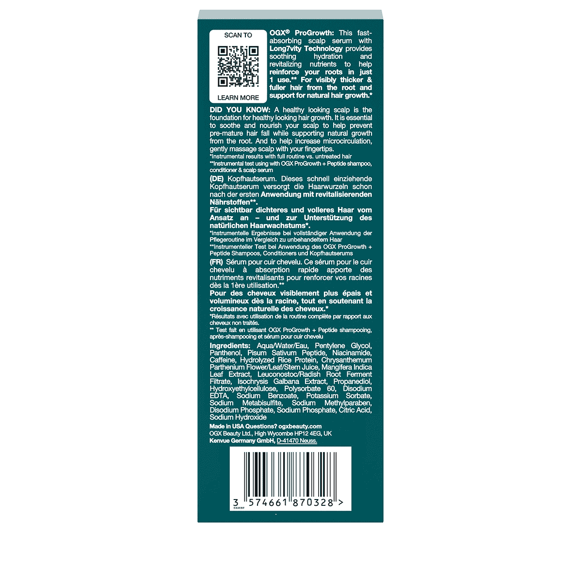 ProGrowth Peptide Scalp Serum