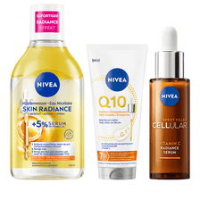 Energizing Serum Skincare Routine with Vitamin C
