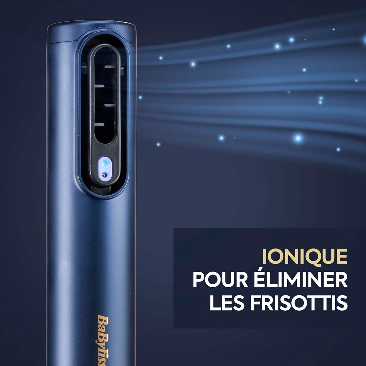 Brosse Soufflante Air Wand bleu/or AS6550CHE