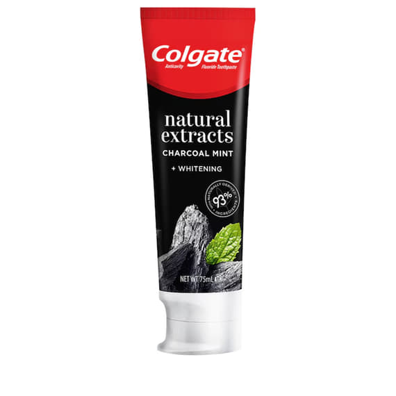 Natural Extracts Organic Whitening Charcoal & Mint Zahnpasta